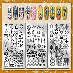 Stainless Steel DIY Nail Art Templates&nbsp;MRMJ-WH0092-181