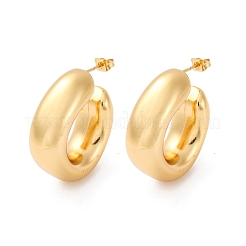 C-Shaped 304 Stainless Steel Stud Earrings&nbsp;EJEW-A125-24G