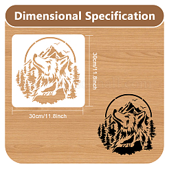PET Hollow Out Drawing Painting Stencils&nbsp;DIY-WH0675-089