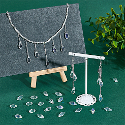 286Pcs 2 Styles Glass Beads Strands&nbsp;GLAA-GA0002-26