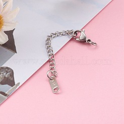 Tarnish Resistant 304 Stainless Steel Chain Extender&nbsp;FIND-JF00088-02