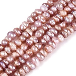 Natural Cultured Freshwater Pearl Beads Strand&nbsp;PEAR-N015-04C-01C