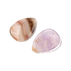 Natural Amethyst Lace Agate Pendants&nbsp;G-A244-04