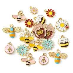 20Pcs 10 Styles Alloy Enamel Charms&nbsp;ENAM-FS0001-79
