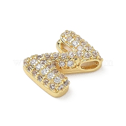Brass Micro Pave Cubic Zirconia Pendants&nbsp;KK-A300-02G-Z