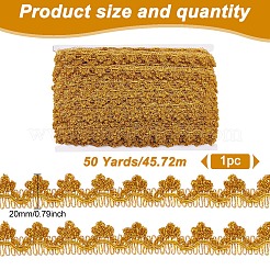 Metallic Braided Lace Trim&nbsp;OCOR-WH0086-92