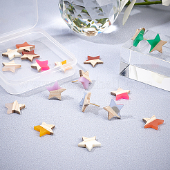 Resin & Wood Cabochons&nbsp;DIY-OC0005-39