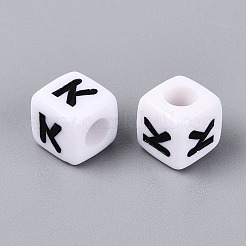 Opaque Acrylic Beads&nbsp;SACR-N020-04A-K
