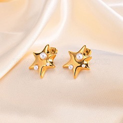 Stainless Steel Stud Earrings&nbsp;PW-WGE7894-01