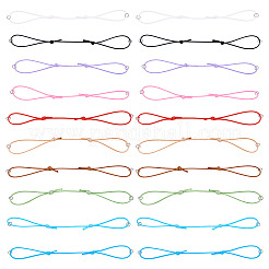 30Pcs 10 Colors Nylon Thread Cord Bracelets Making&nbsp;BJEW-TAC0040