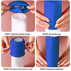 Silicone Cup Sleeve&nbsp;AJEW-WH0244-02A
