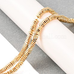 Electroplated Synthetic Non-magnetic Hematite Beads Strands&nbsp;X-G-G849-07A-LG