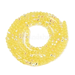 Transparent Glass Beads Strands&nbsp;EGLA-N028-01A-A08