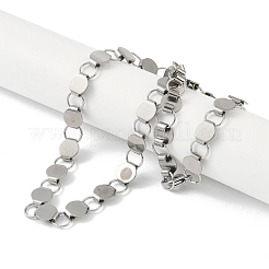 Non-Tarnish 201 Stainless Steel Chain Necklaces&nbsp;NJEW-I127-05P