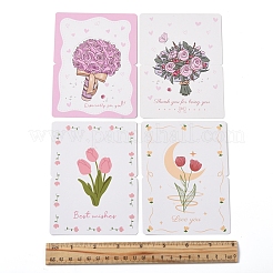 40 Sheets 4 Styles Paper Invitations Greeting Card&nbsp;AJEW-FS0001-26