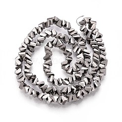 Electroplate Glass Beads Strands&nbsp;GLAA-N024-4mm-03