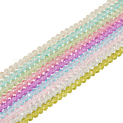 9 Strands 9 Colors Glass Beads Strands&nbsp;EGLA-TADJ0001-04