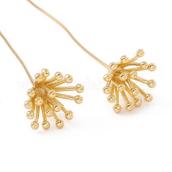 Brass Flower Head Pins&nbsp;LS-FIND-B009-07G