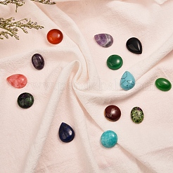24Pcs 24 Style Natural & Synthetic Stone Cabochons&nbsp;G-SZ0001-68