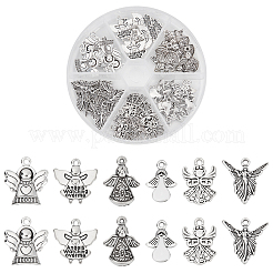 Pandahall 40pcs Tibetan Silver Angel Wing Slider Charms - 32mm Metal Beads For Jewelry Making, DIY & Crafting - View #10