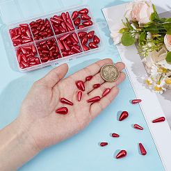 186Pcs 4 Styles ABS Plastic Beads&nbsp;KY-WR0001-08