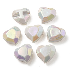 UV Plating Rainbow Iridescent Acrylic Beads&nbsp;OACR-P010-03I