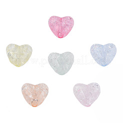 Transparent Crackle Acrylic Beads&nbsp;MACR-N006-14-A01