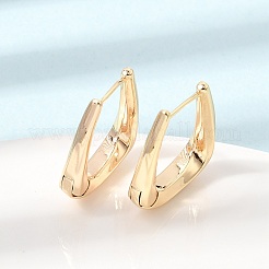 Brass Hoop Earrings for Women&nbsp;KK-CBAD29A-01G