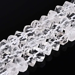 Natural Quartz Crystal Beads Strands&nbsp;G-N327-05-33