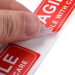 Self-Adhesive Paper Warning Tag Stickers&nbsp;DIY-K039-04D