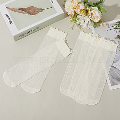 3 Pairs Solid Color Acrylic Fiber Socks&nbsp;AJEW-CN0004-30