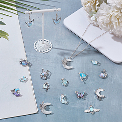 30Pcs 15 Style Alloy Resin Pendants&nbsp;FIND-AR0005-79