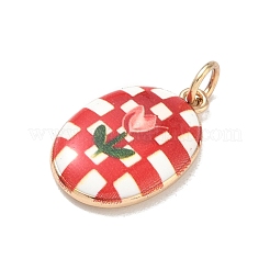 Printed Brass Pendants&nbsp;KK-CBA9B3D-02G-04