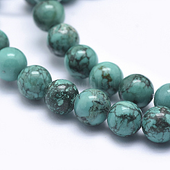 Natural Magnesite Beads Strands&nbsp;TURQ-G148-06-6mm