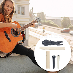 27Pcs 5 Styles Plastic Guitar String Pins Set&nbsp;AJEW-CN0004-46