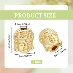 18Pcs Alloy Bead&nbsp;PALLOY-BC0001-14