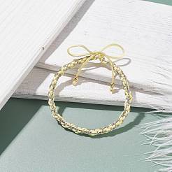 Nylon and Polyester Braided Cord Bracelet&nbsp;BJEW-JB07676