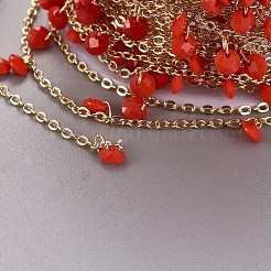 Handmade Glass Beaded Chains&nbsp;CHC-O004-11