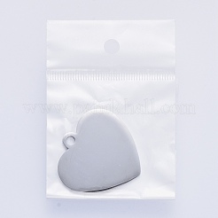 Tarnish Resistant 304 Stainless Steel Pendants&nbsp;STAS-I140-10B-S