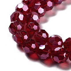 Electroplate Transparent Glass Beads Strands&nbsp;X-EGLA-A035-T10mm-A07