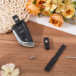 3 Bags Imitation Leather Car Keychain Straps&nbsp;FIND-CL0001-80A