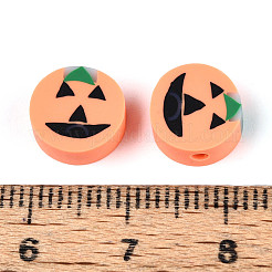 Halloween Handmade Polymer Clay Beads&nbsp;CLAY-T022-15C