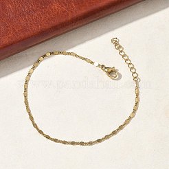 304 Stainless Steel Link Chain Bracelets for Women&nbsp;BJEW-D466-05G
