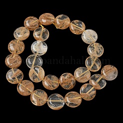 Watermelon Stone Glass Beads Strands&nbsp;G-L648-B14-15mm
