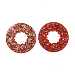 Plating Acrylic Pendants&nbsp;OACR-P007-12