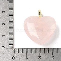 Natural Rose Quartz Pendants&nbsp;X-G-C274-04H