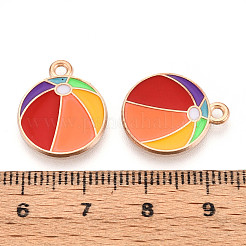 Beach Theme Alloy Enamel Pendants&nbsp;ENAM-T022-33E