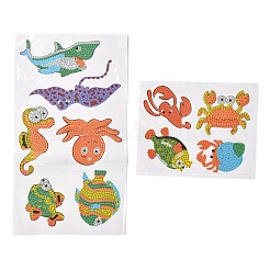 DIY Ocean Theme Diamond Painting Stickers Kits For Kids&nbsp;DIY-O016-21