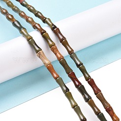 Natural Picasso Stone/Picasso Jasper Beads Strands&nbsp;G-P475-04