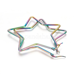 304 Stainless Steel Hoop Earrings&nbsp;STAS-D171-06B-M
